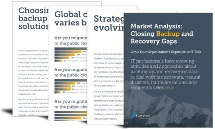Market analysis: closing backup and recovery gaps