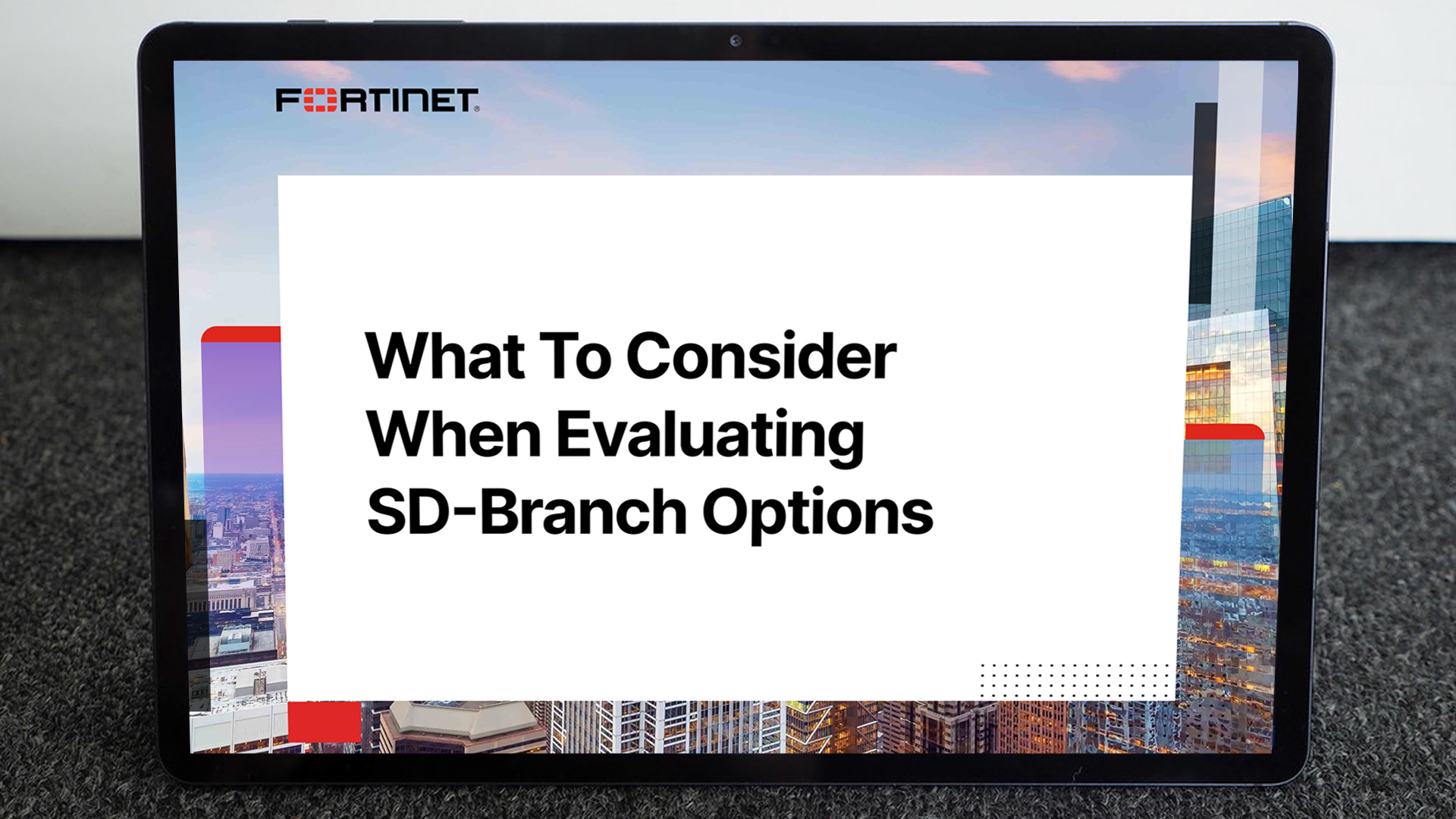 Whitepaper: Important considerations when evaluating SD-branch options
