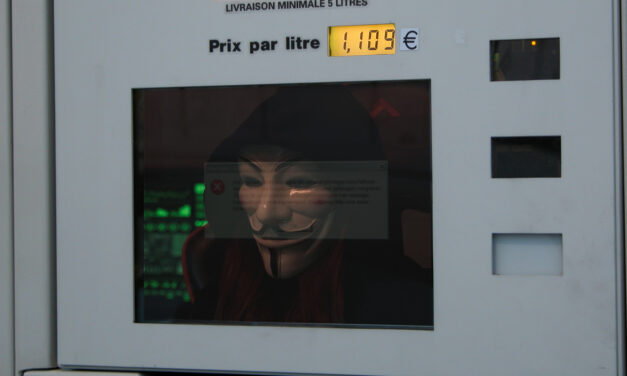 When your petrol pump’s LCD screen shows “cyber attack SMILE”