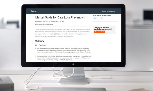 2021 Data Loss Prevention Market Guide by Gartner
